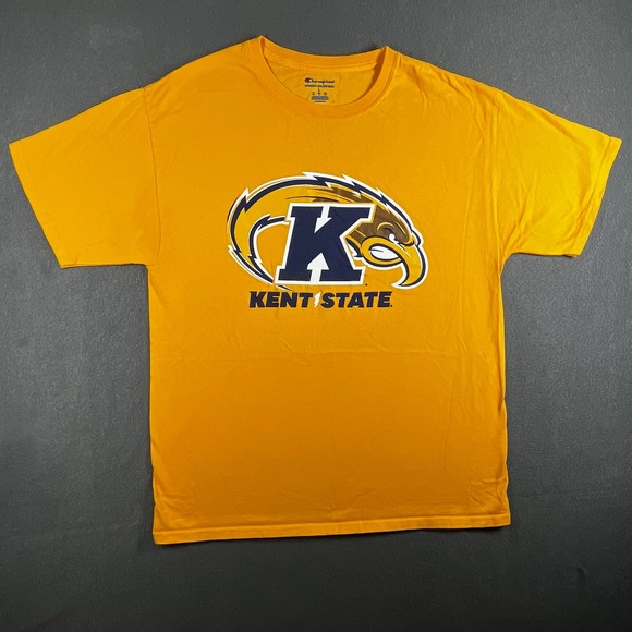 Champion Kent State T-Shirt Golden Flashes NCAA Tee Graphic L - Picture 1 of 7